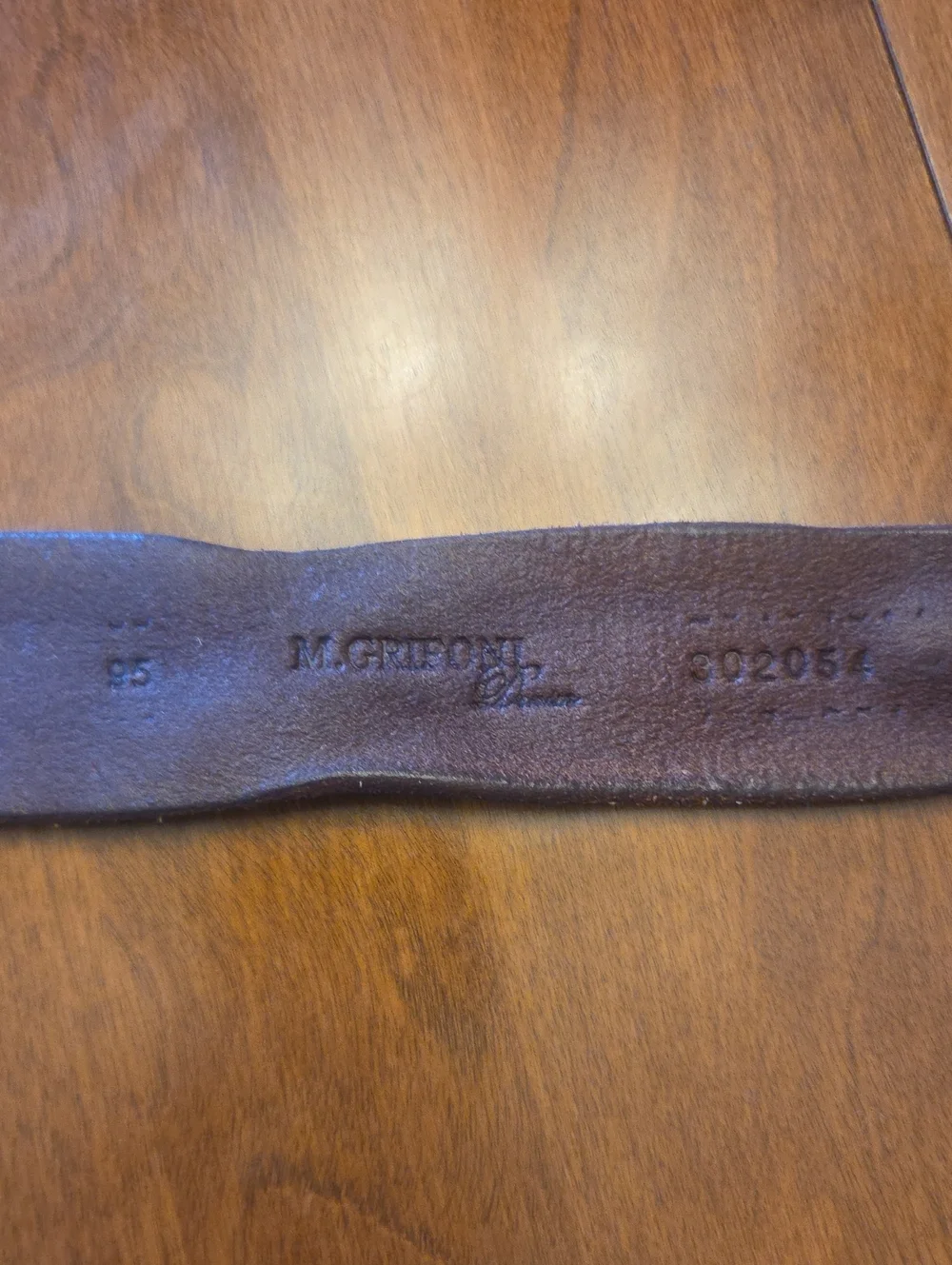 M. Grifoni Brown Leather Men's Belt